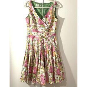 Kay Unger V Neck Dress Size 10